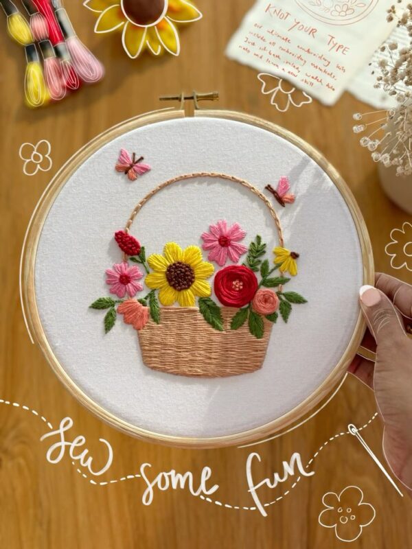 How to make a bouquet of daisies with fine silk threads - Image 4