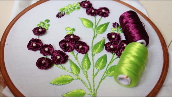 How to make a bouquet of daisies with fine silk threads - Image 2